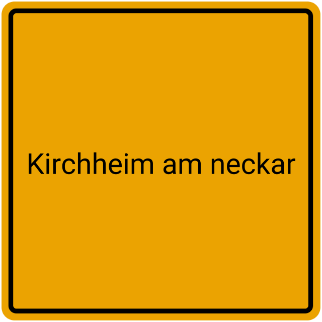 Meldebestätigung Kirchheim am Neckar